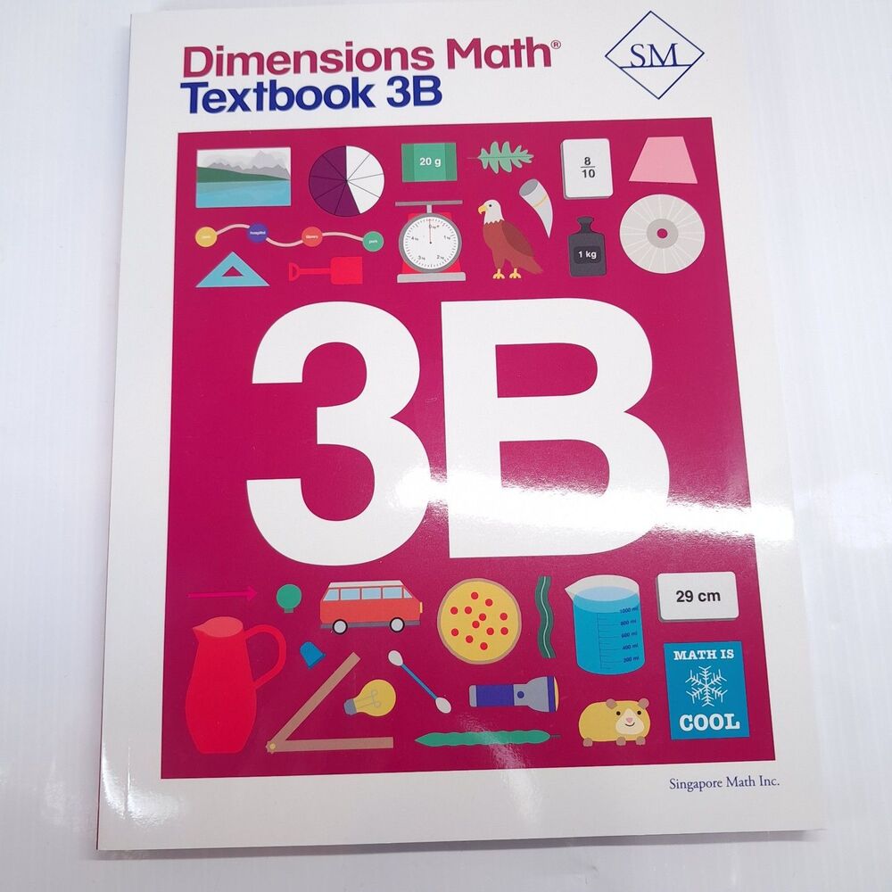 NEW Singapore Dimensions Math textbook 3B 3 B homeschool school mathematics book